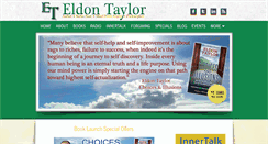 Desktop Screenshot of eldontaylor.com